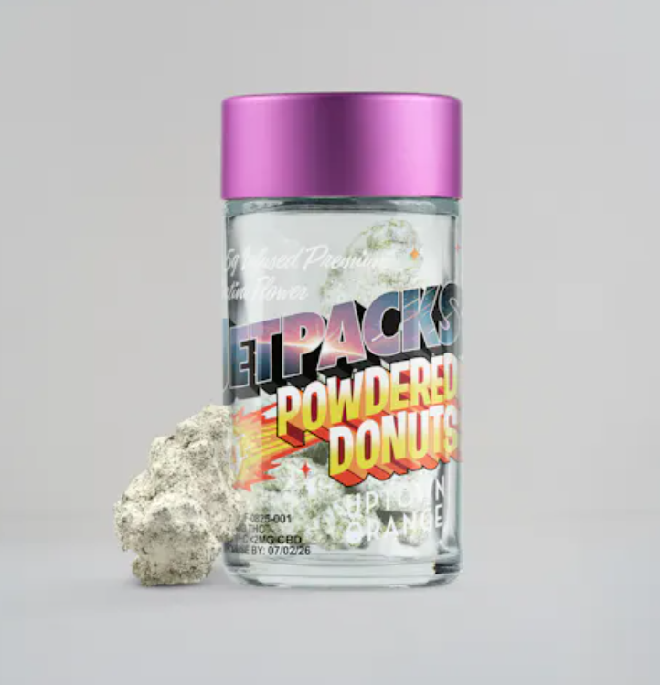 Jetpacks Powdered Donuts Uptown Orange Infused Flower