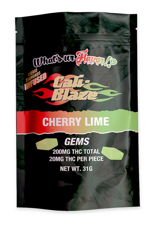 Cali Blaze - 200MG Gummies - Cherry Lime