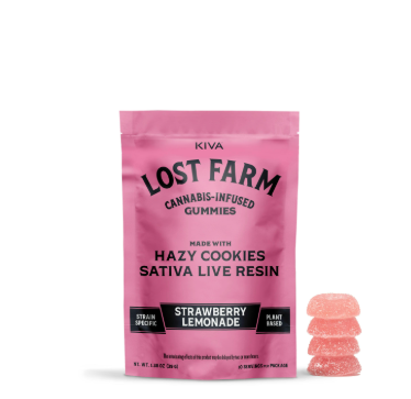 Lost Farms Live Resin (Hazy Cookies) | Strawberry Lemonade | 10pk (Sativa)