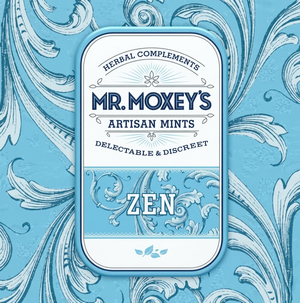Mr. Moxey's | Zen Peppermint Mints 40:1 THC + CBD | 20-Pack | 20mg