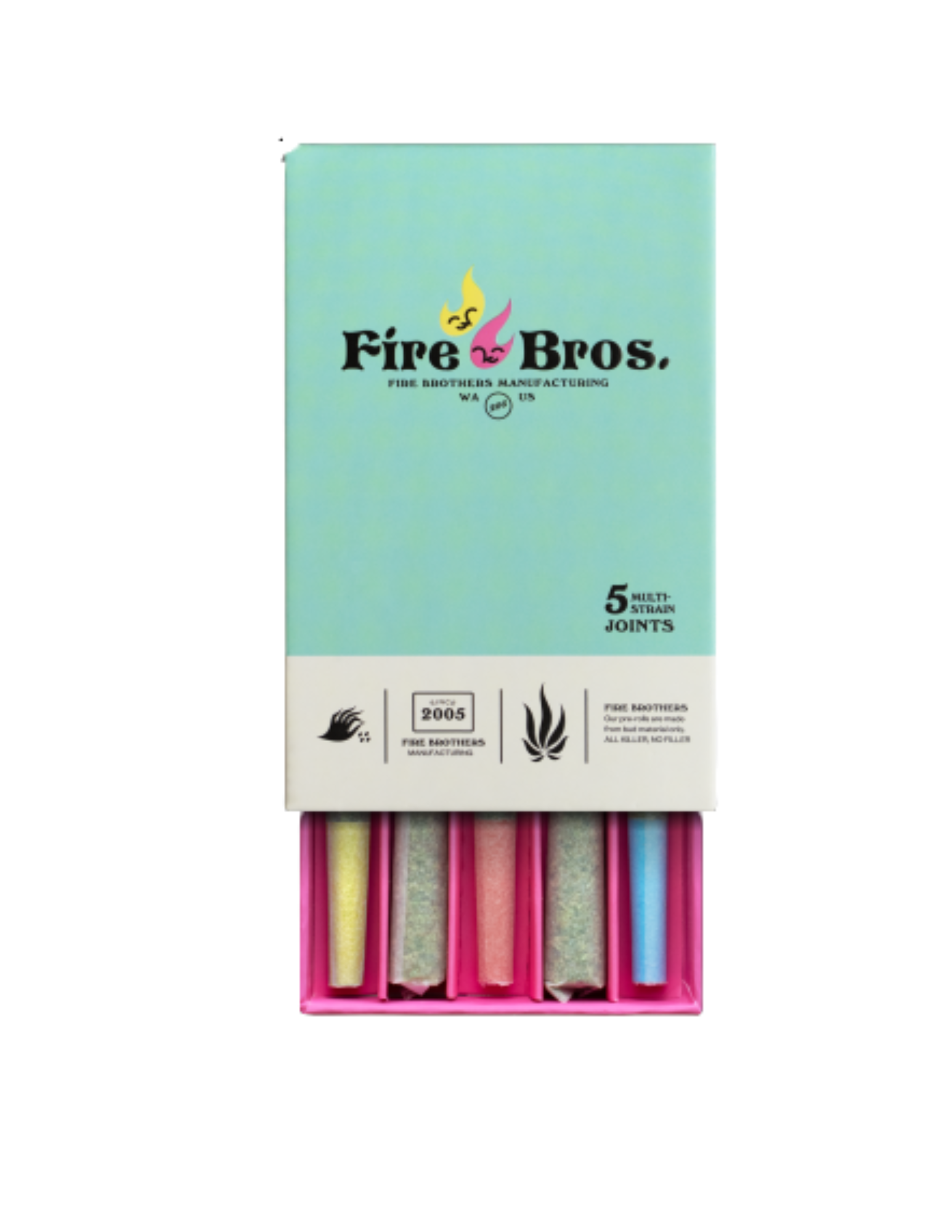 Fire Bros Varity Pack (MIXED) 5pk (2.5g) Pre-Rolls Packs