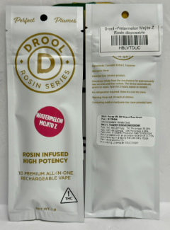 Drool | 1g | Watermelon Mojito Z Rosin Disposable