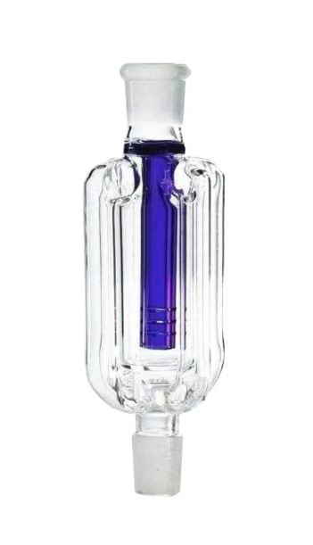 (60019) Bowl- Ash Catcher Four handle Blue 7" 19mm/19mm