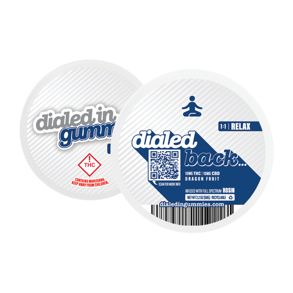 Dialed In - THC/CBD Gummies - 100mg