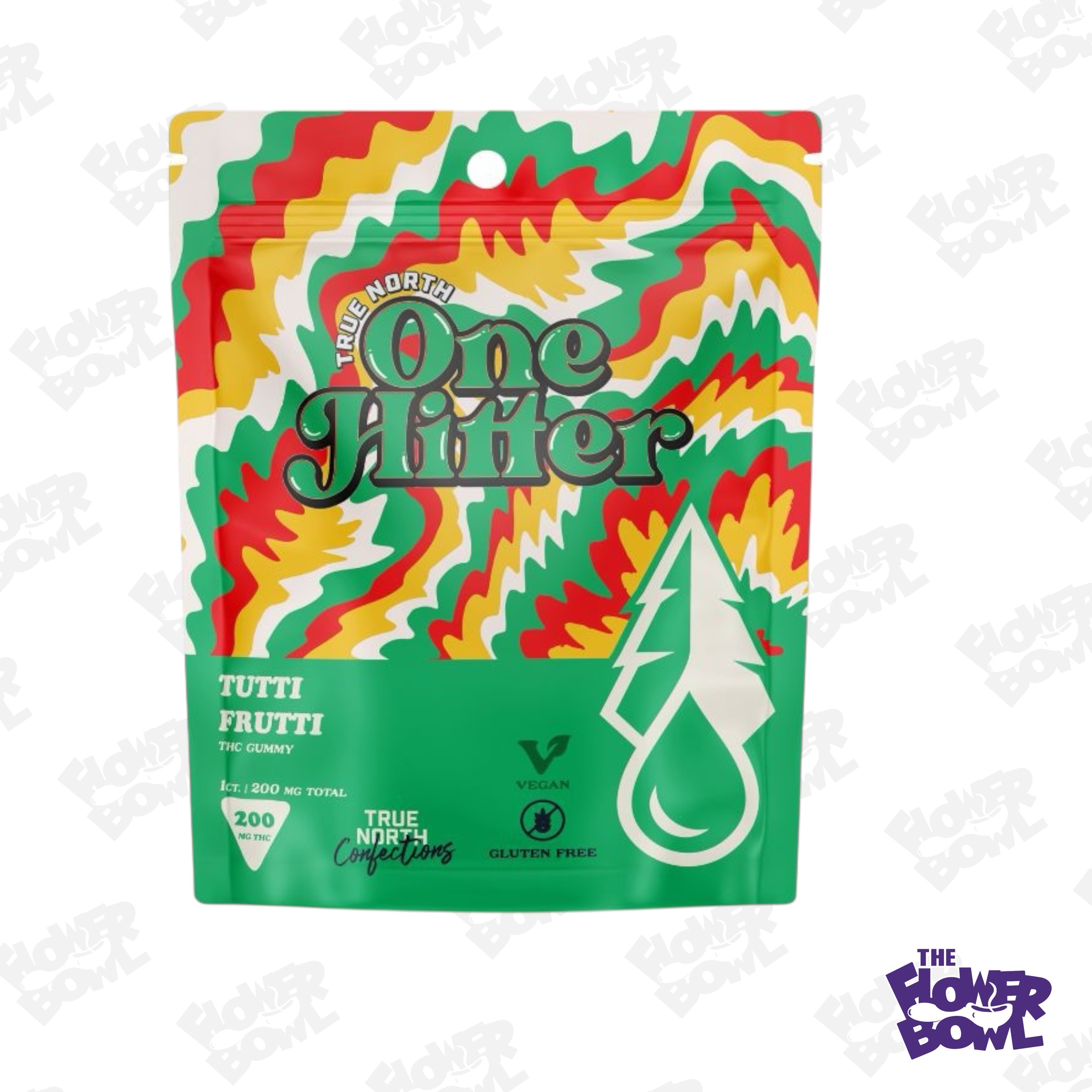 AU True North: Tutti Frutti One Hitter 200mg Gummies