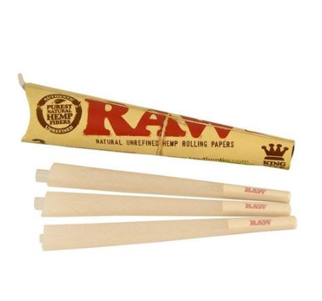 Raw King Size 3pk Cone product photo