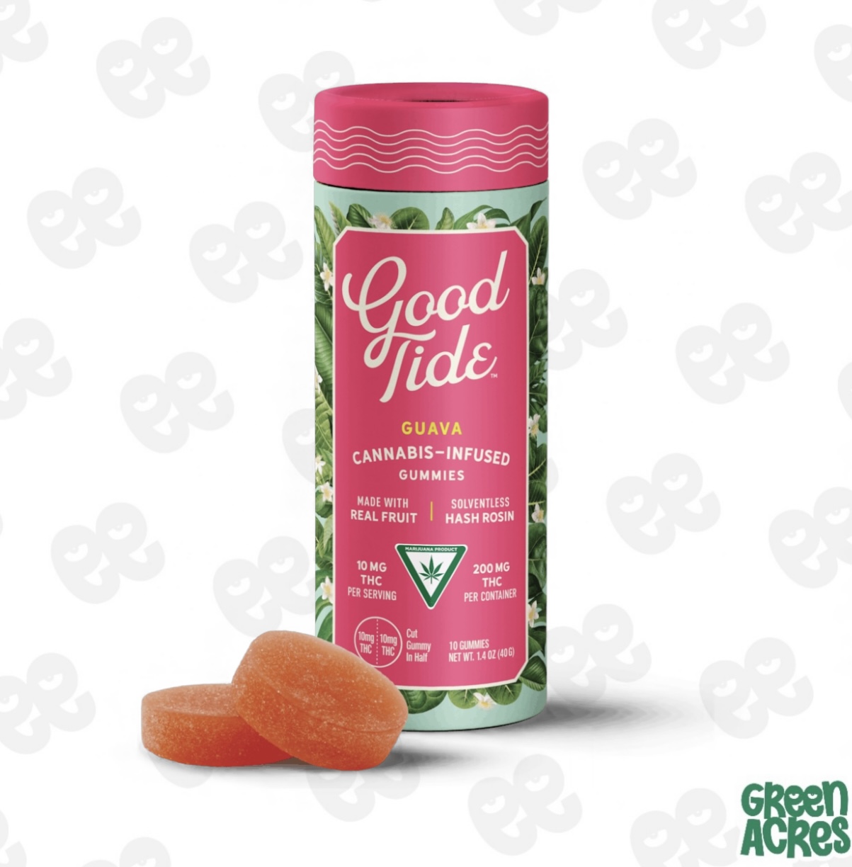 Guava Hash Rosin THC 200MG Balanced Gummies (H)