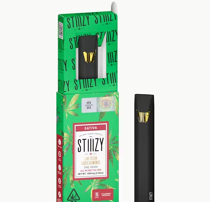 Stiiizy | Strawberry Milkshake | 0.95g Live Resin Disposable