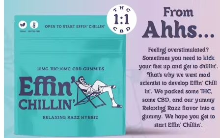 Effin' Edibles 10pk/100mg- Relaxing Razz