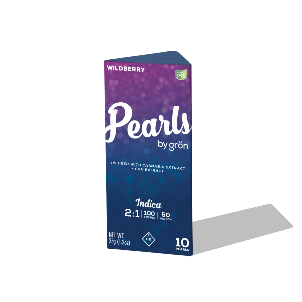 Gron - Wildberry 2 1 THC CBN - Gummy Pearls - 100mg 10pk
