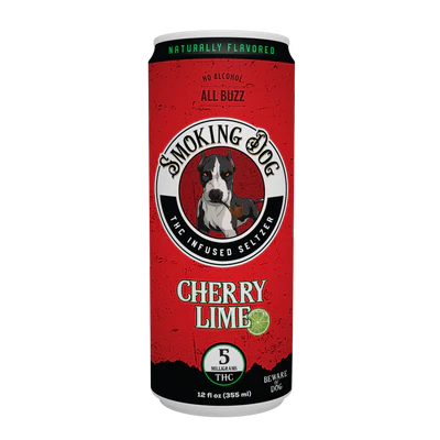 THC Seltzer - 12 fl oz - 5 MG - Cherry Lime