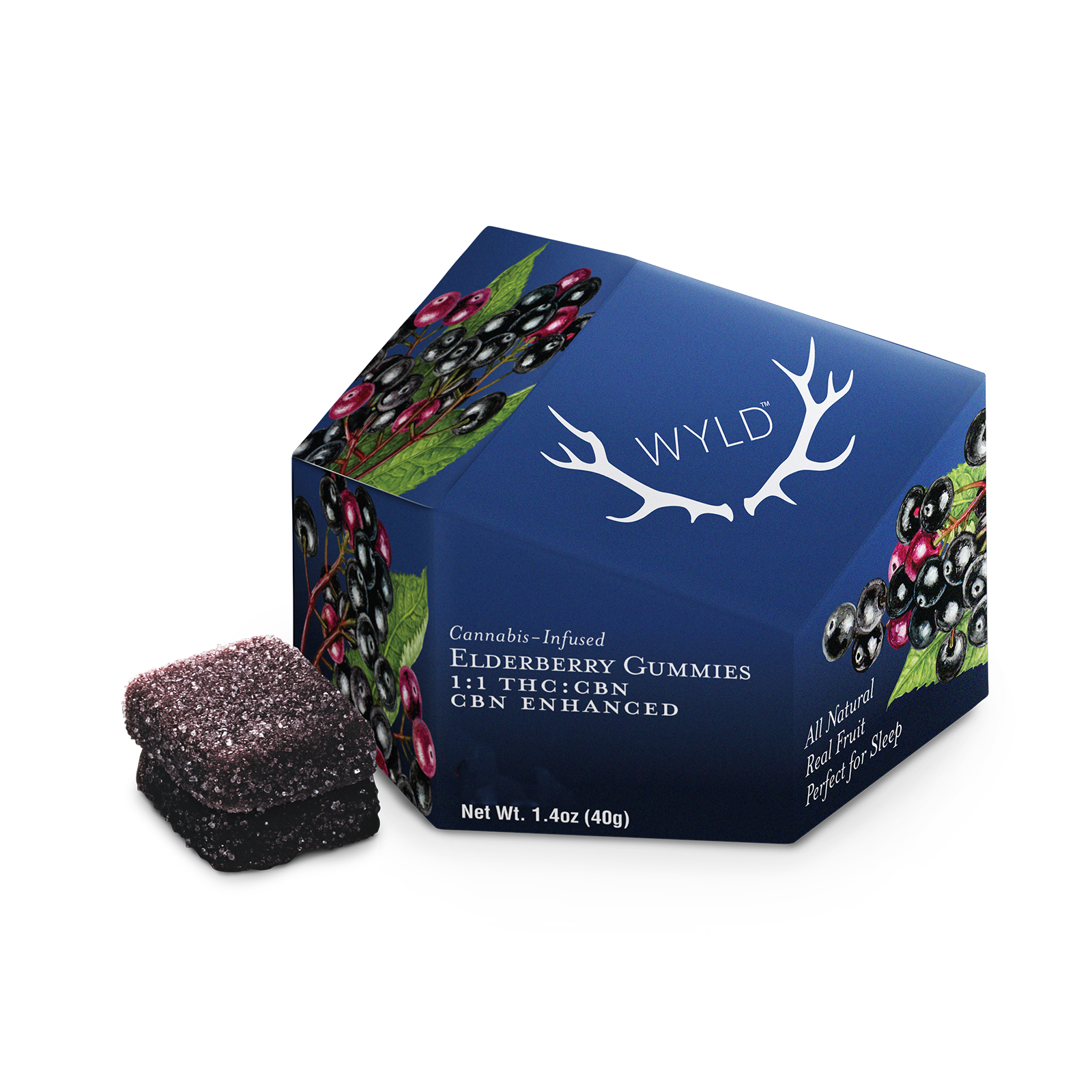 Elderberry 2:1 CBN + Indica Enhanced Gummies