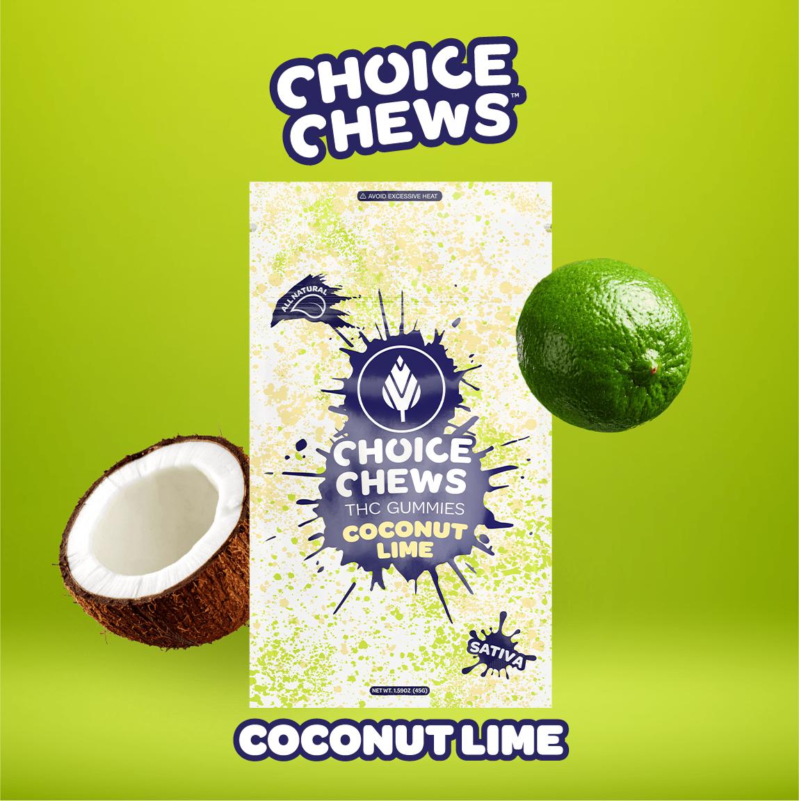 Coconut Lime | 100mg 20pk Gummies