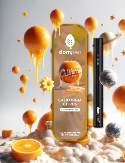 Dom Pen: California Citrus 1G Vape Disposable