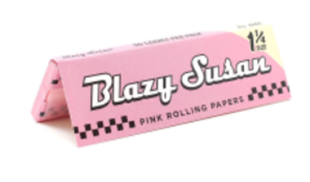 Rolling Papers | 1 1/4 Pink | Blazy Susan product photo