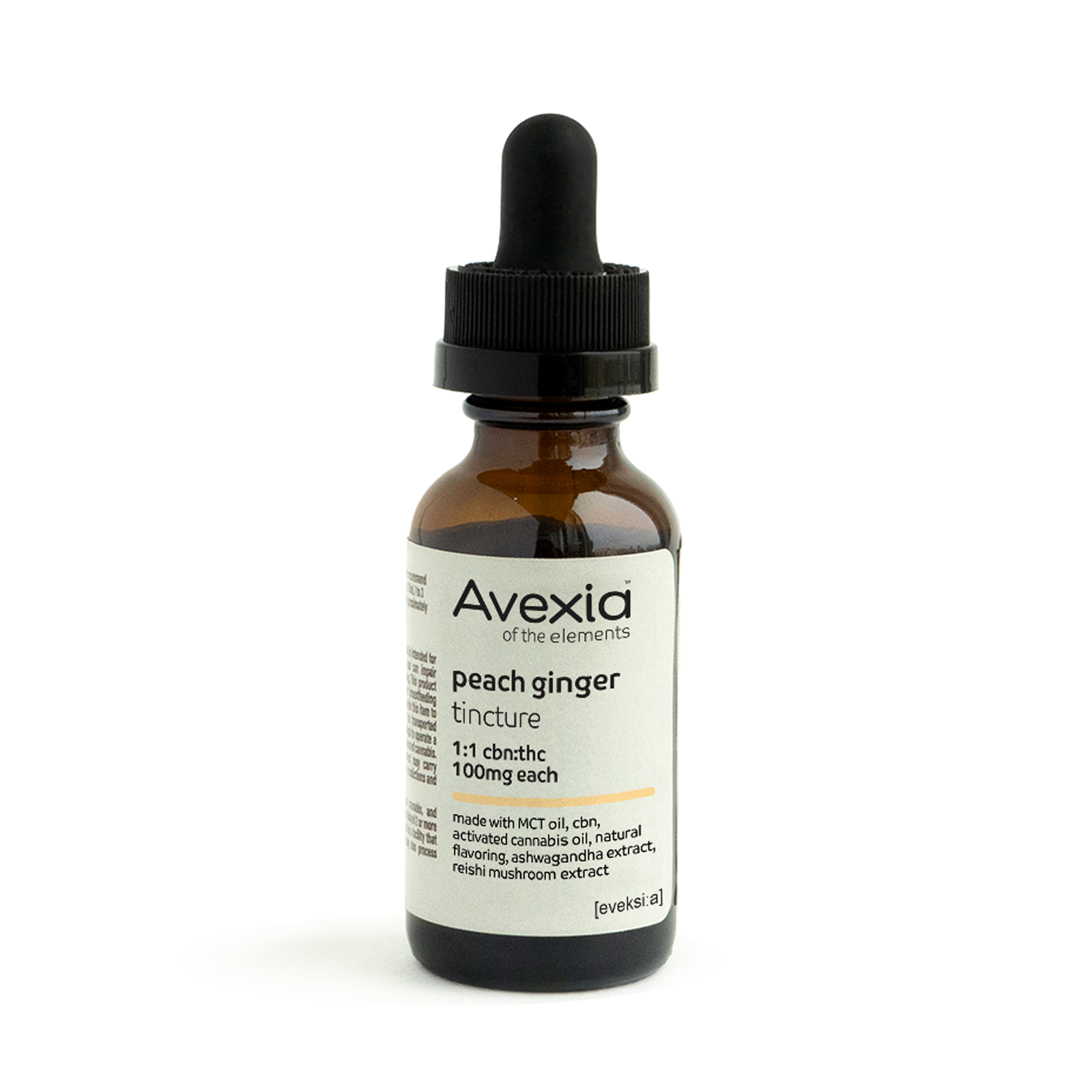 1:1 CBN:THC Peach Ginger Tincture