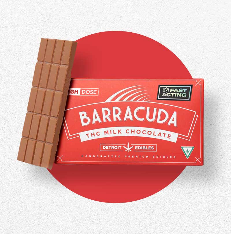 DETROIT EDIBLES | BARRACUDA BAR | 200 MG | MILK CHOCOLATE CHURRO