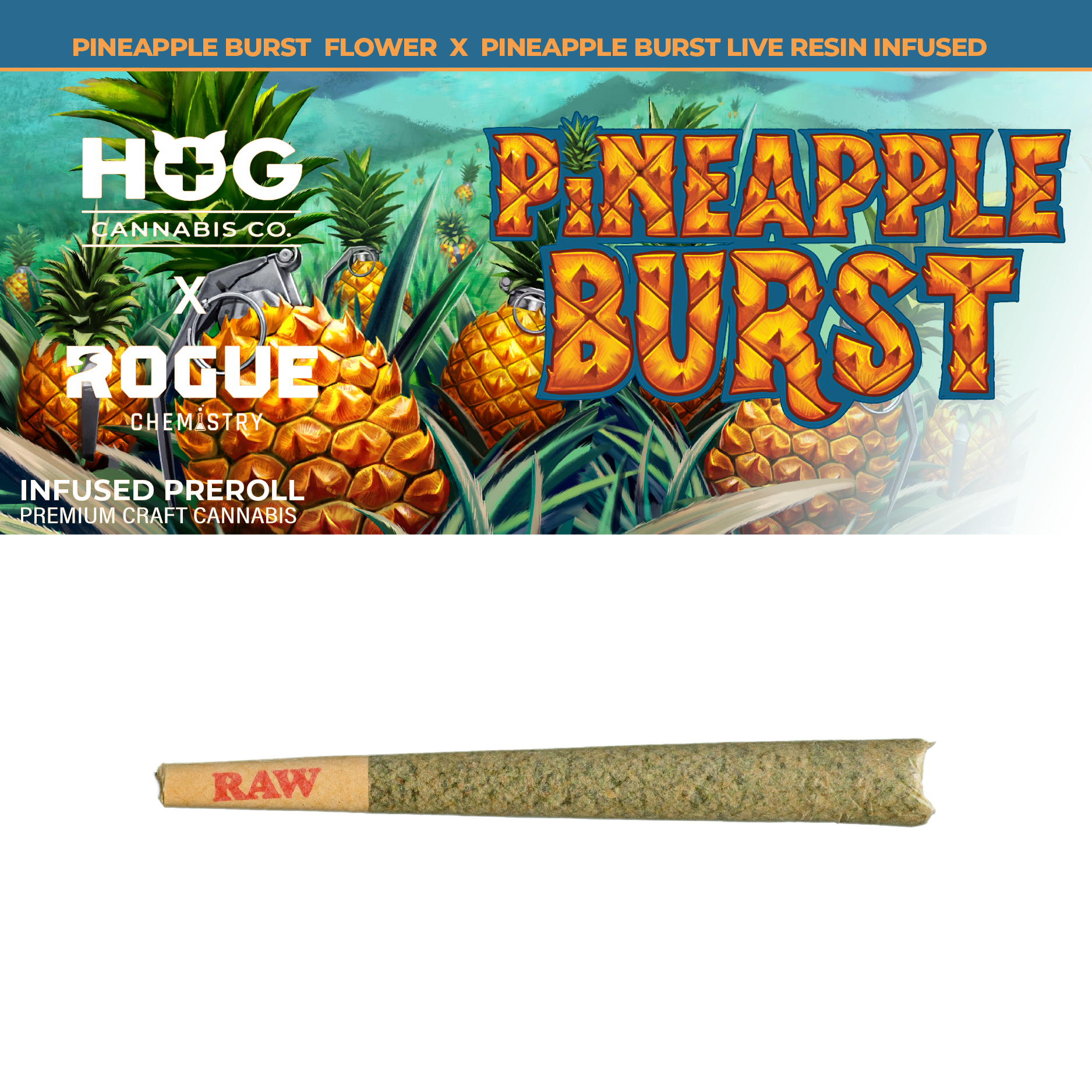 Pineapple Burst Infused PreRoll