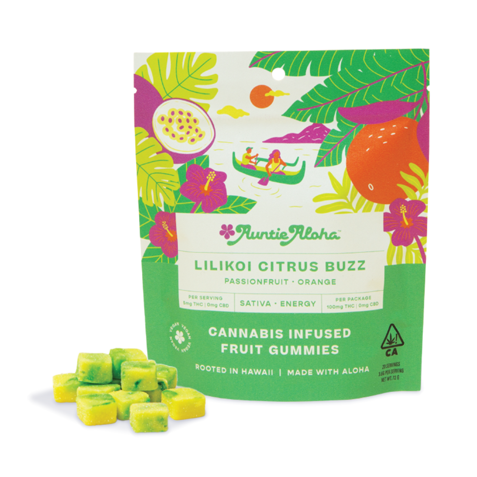 Lilikoi Citrus Buzz Gummies