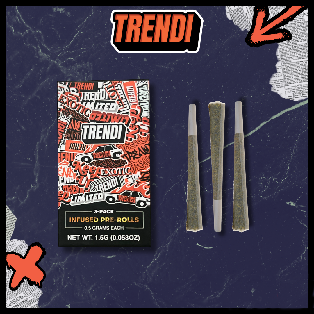 Trendi | GG4 Infused Pre-Roll 3pk 1.5g