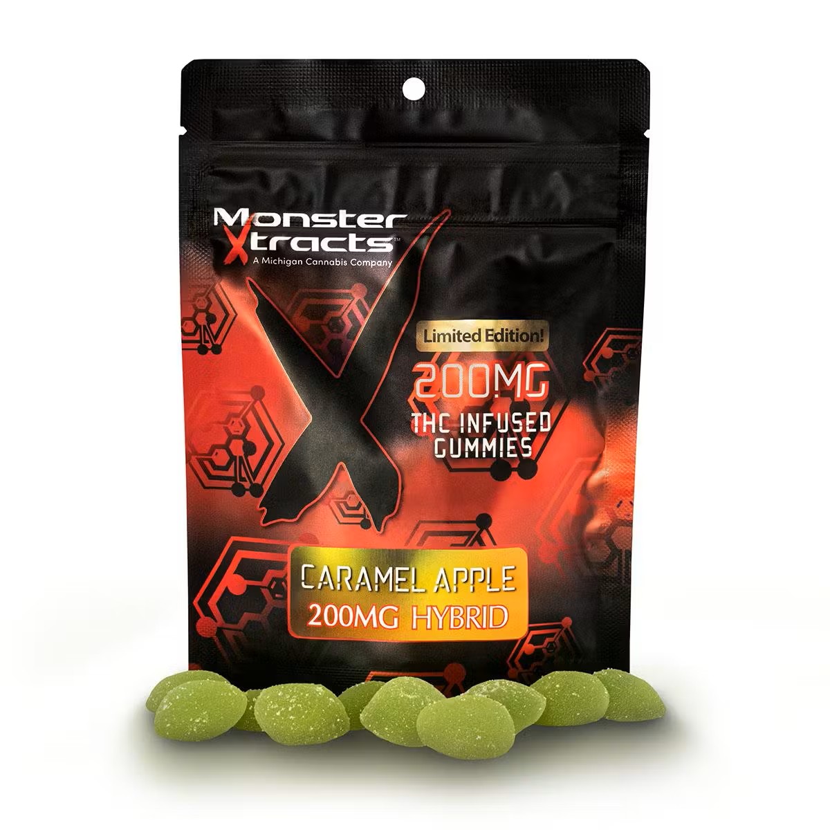 MONSTER X - CARAMEL APPLE - 200MG
