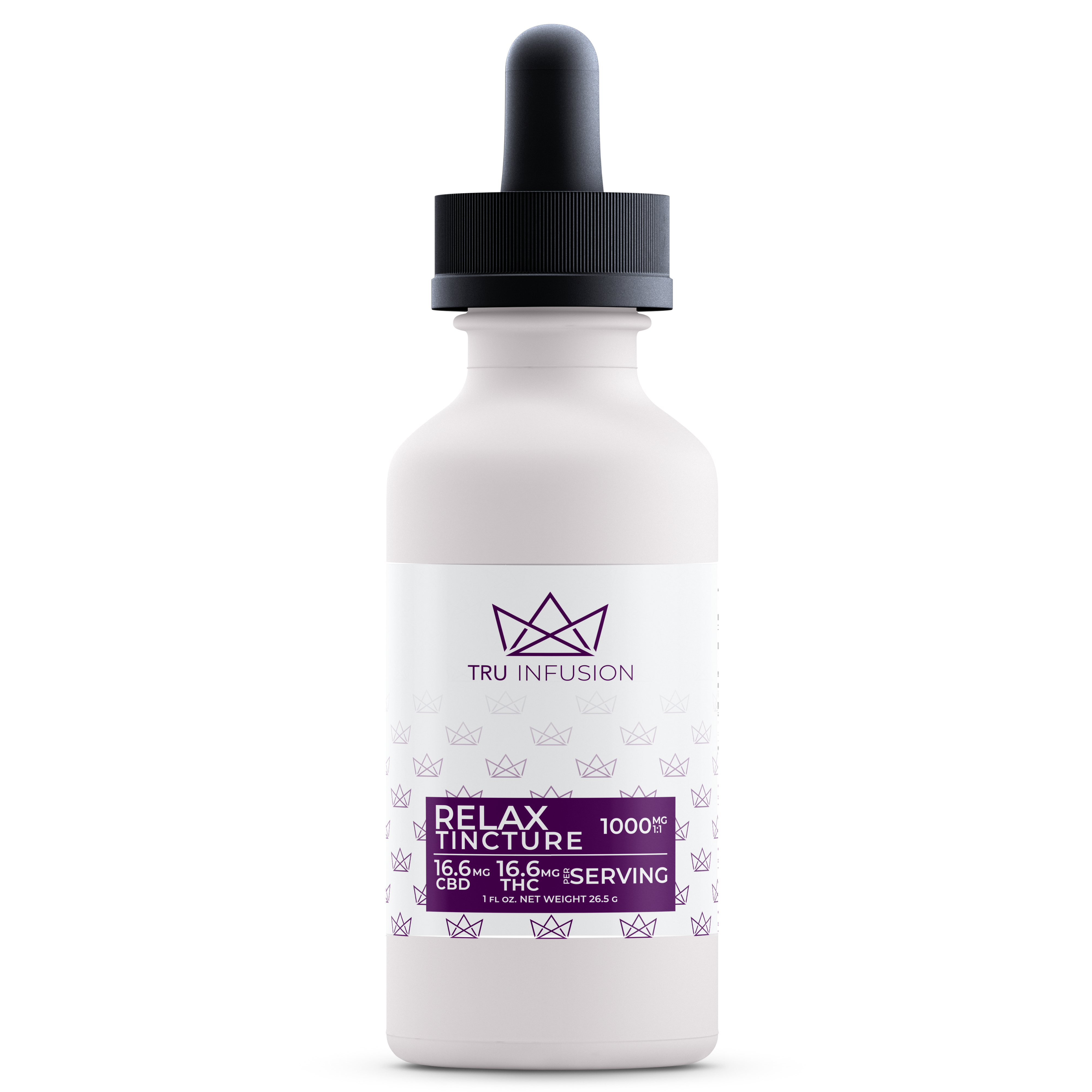 Tru Infusion Relax Tincture 1:1 THC/CBD