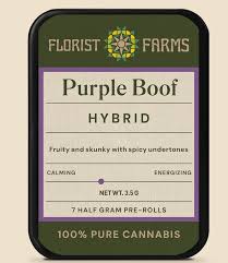 Florist Farms | Purple Boof |  Pre rolls 0.5g | 3.5g | 7pk