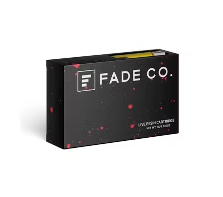 FADE CO Live Resin Cart 1000mg: Menthol Biscotti