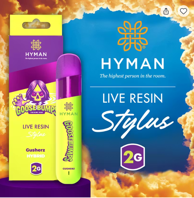 Hyman Stylus - Goosebumps - 2g Live Resin Disposable