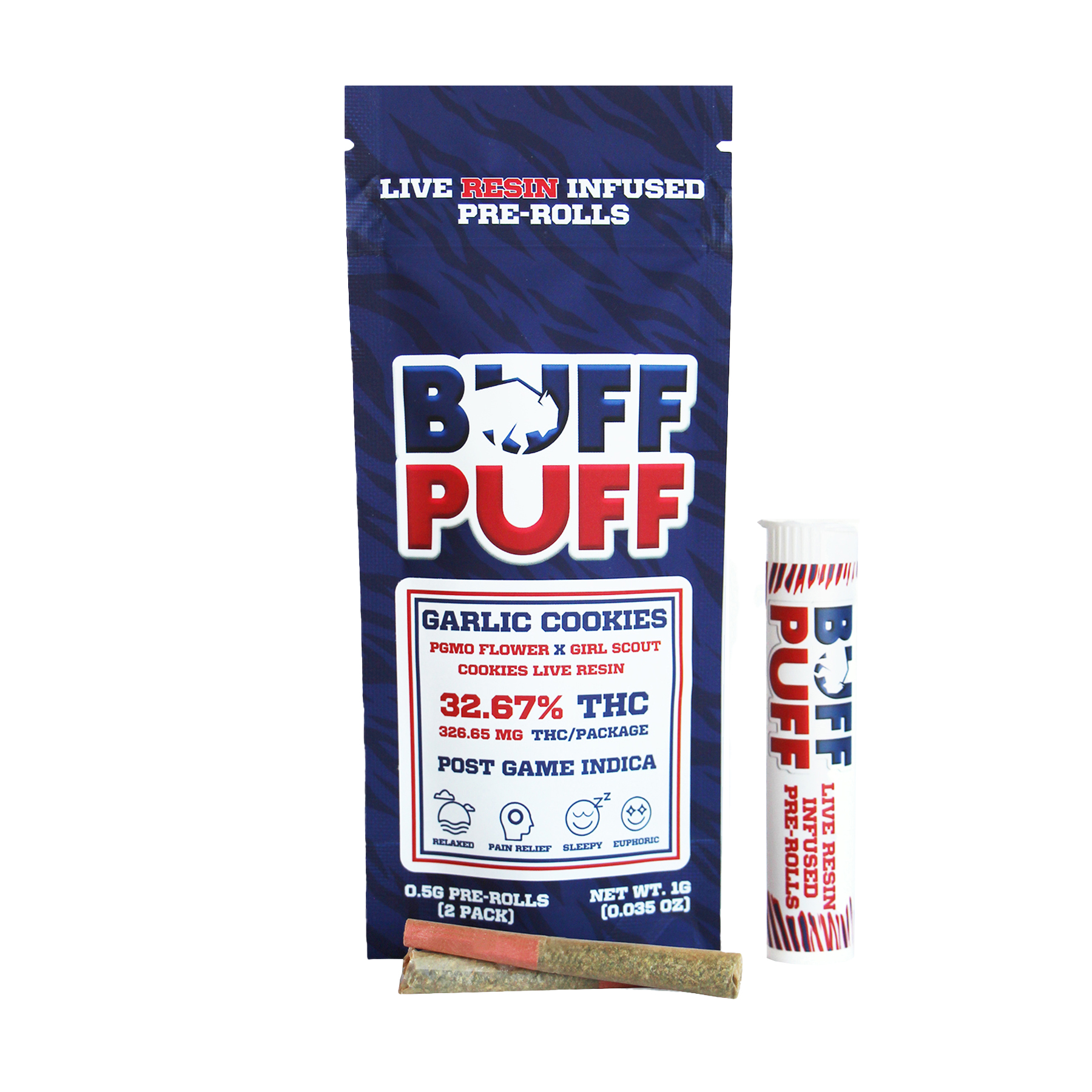 Cookies Resin Infused .5gr Prerolls