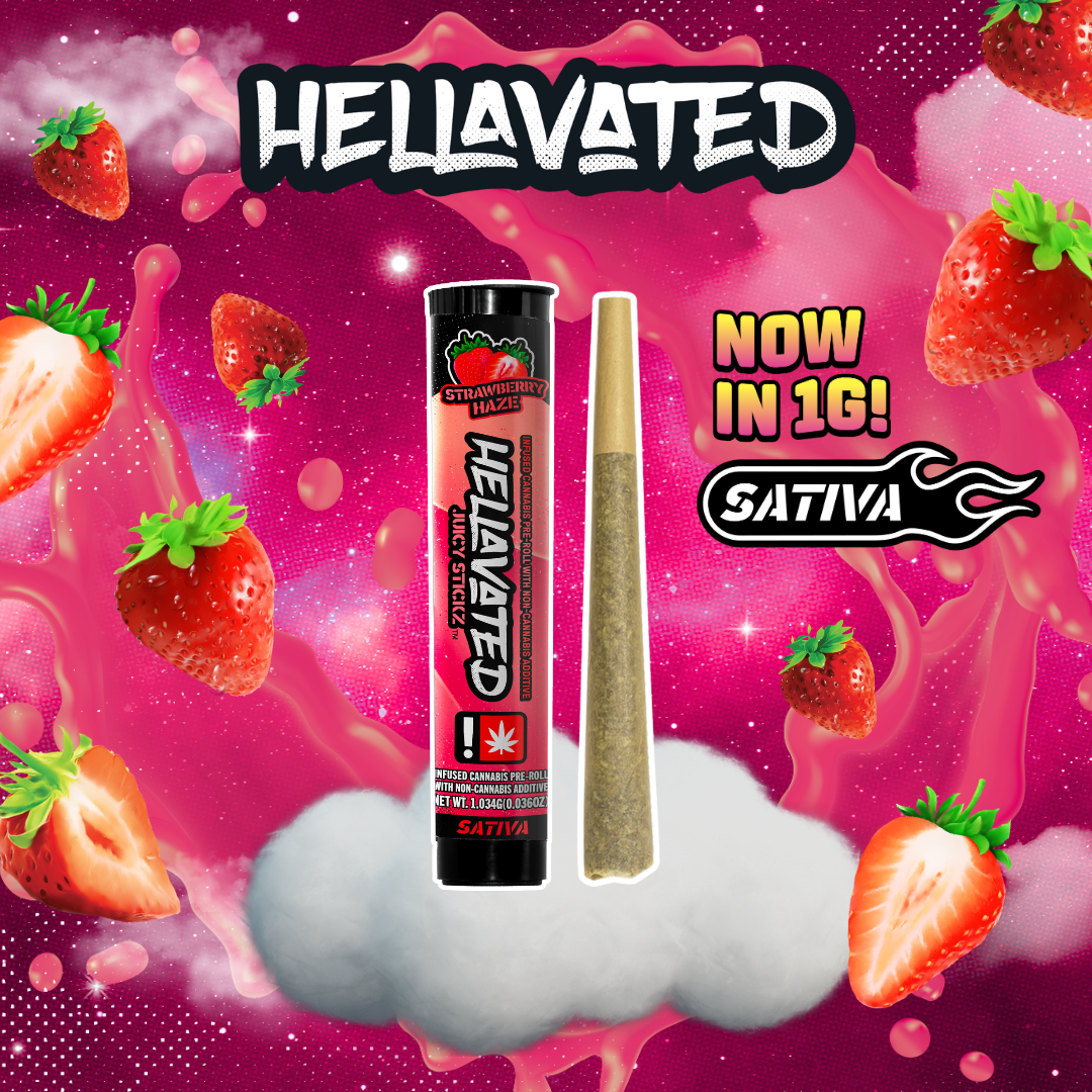 Hellavated: Strawberry Haze Juicy Stickz