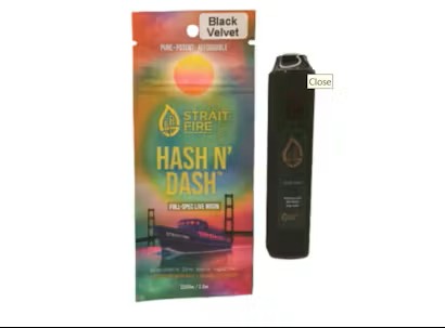 Strait Fire Rosin Disposable | Black Velvet
