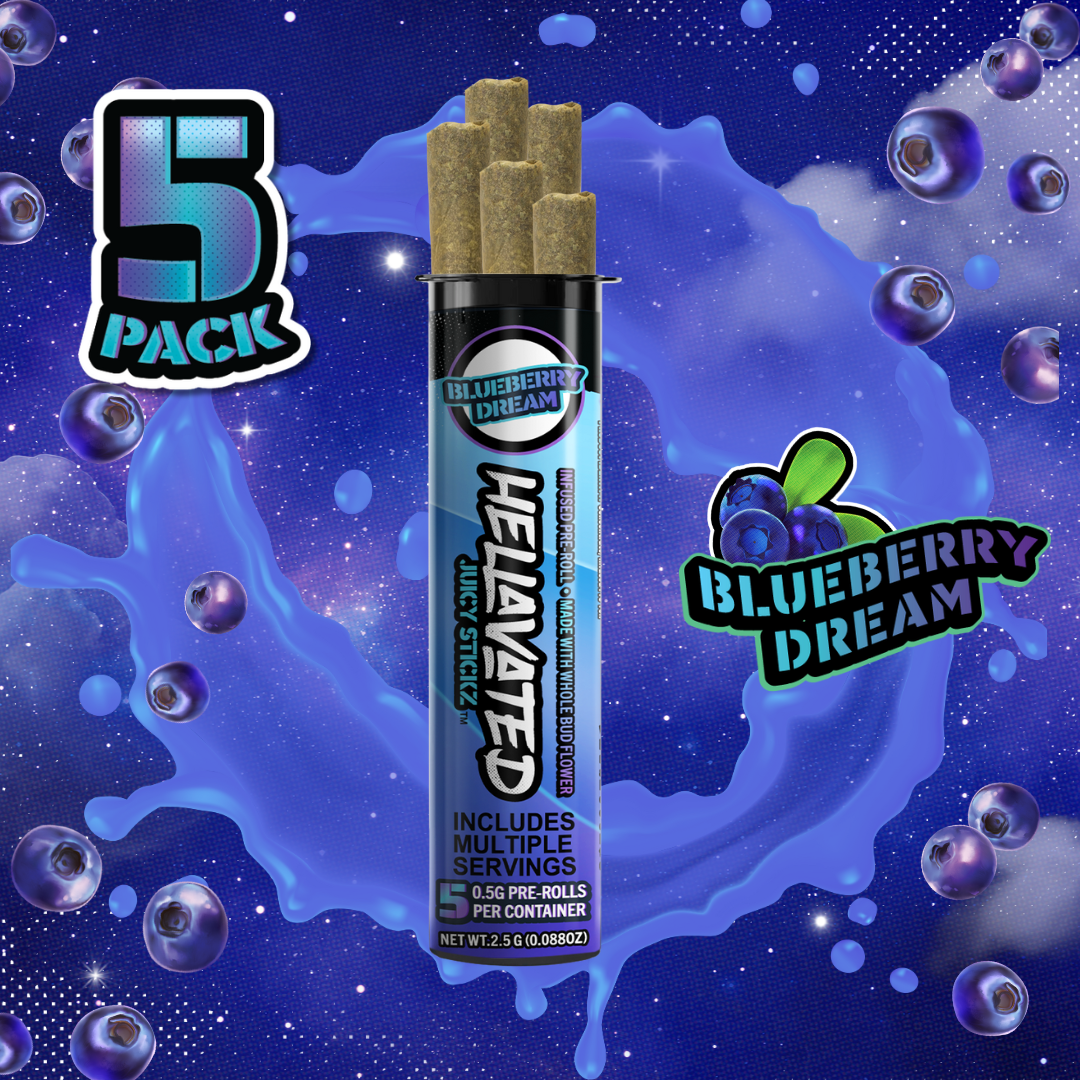 Blueberry Dream Juicy Stickz 5-Pack product photo