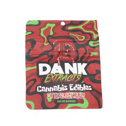 Dank Extracts - Strawberry - 200mg Gummies (4x50mg)