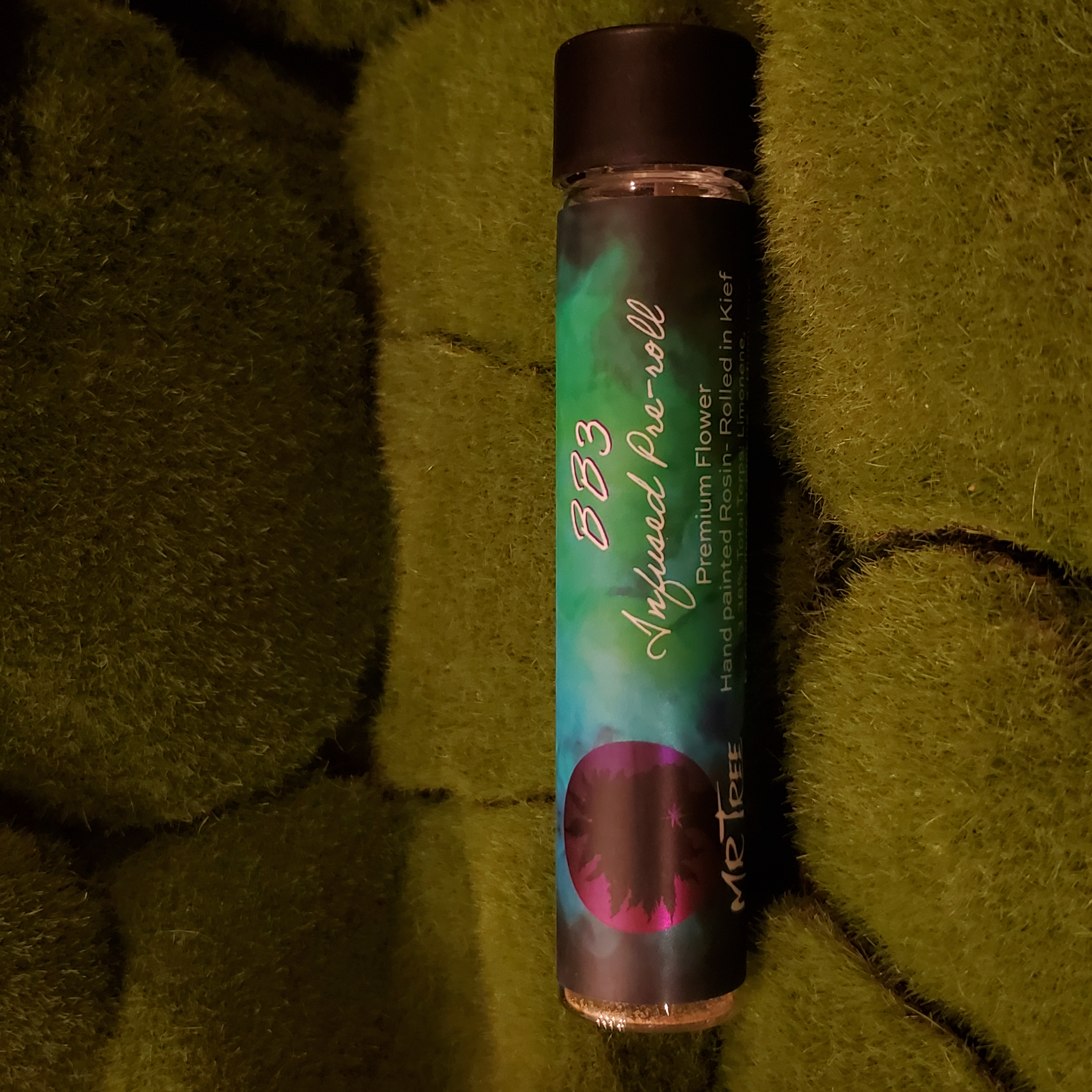 Rosin Painted, Kief Dusted Pre Roll Single | BB3