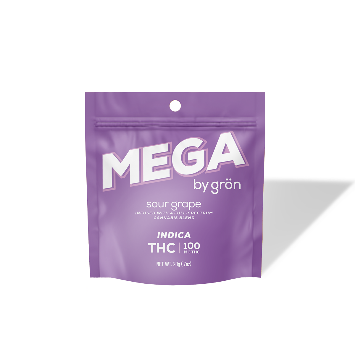 Grön MEGA Pearls Edibles 2pk/100mg- Sour Grape