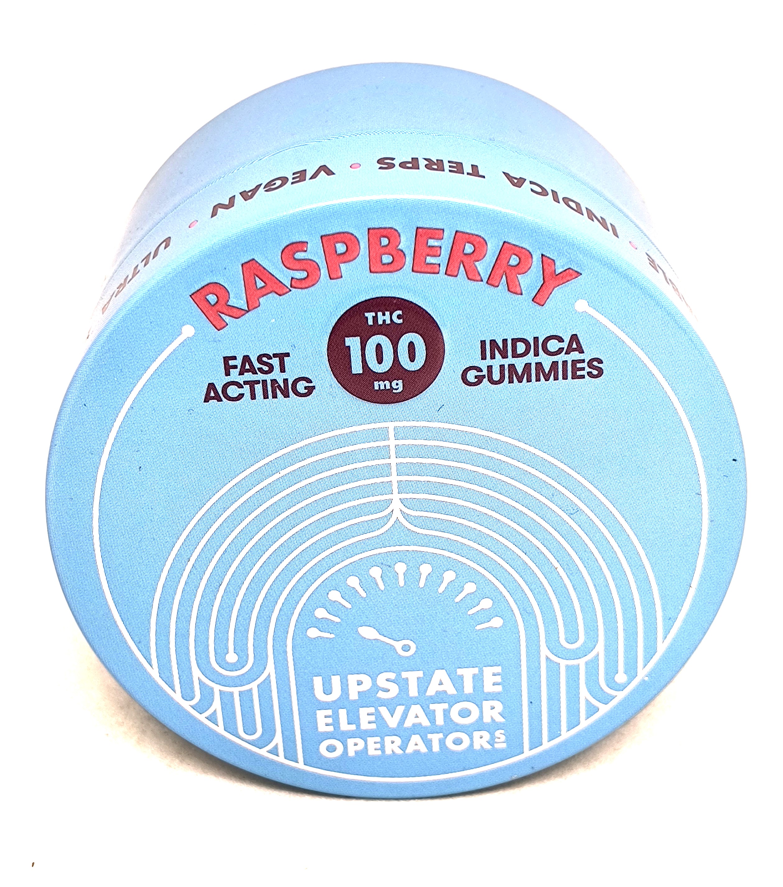 Raspberry Fast-Acting Gummy Puck | 100mg THC 50mg CBN | Upstate Elevator Operators