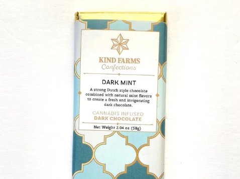 Kind Farms - Dark Mint Chocolate Bar 200mg