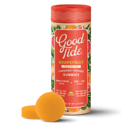 Grapefruit 1:1:1 Thc:Cbd:Cbc Sativa   100 Mg   10 Pack