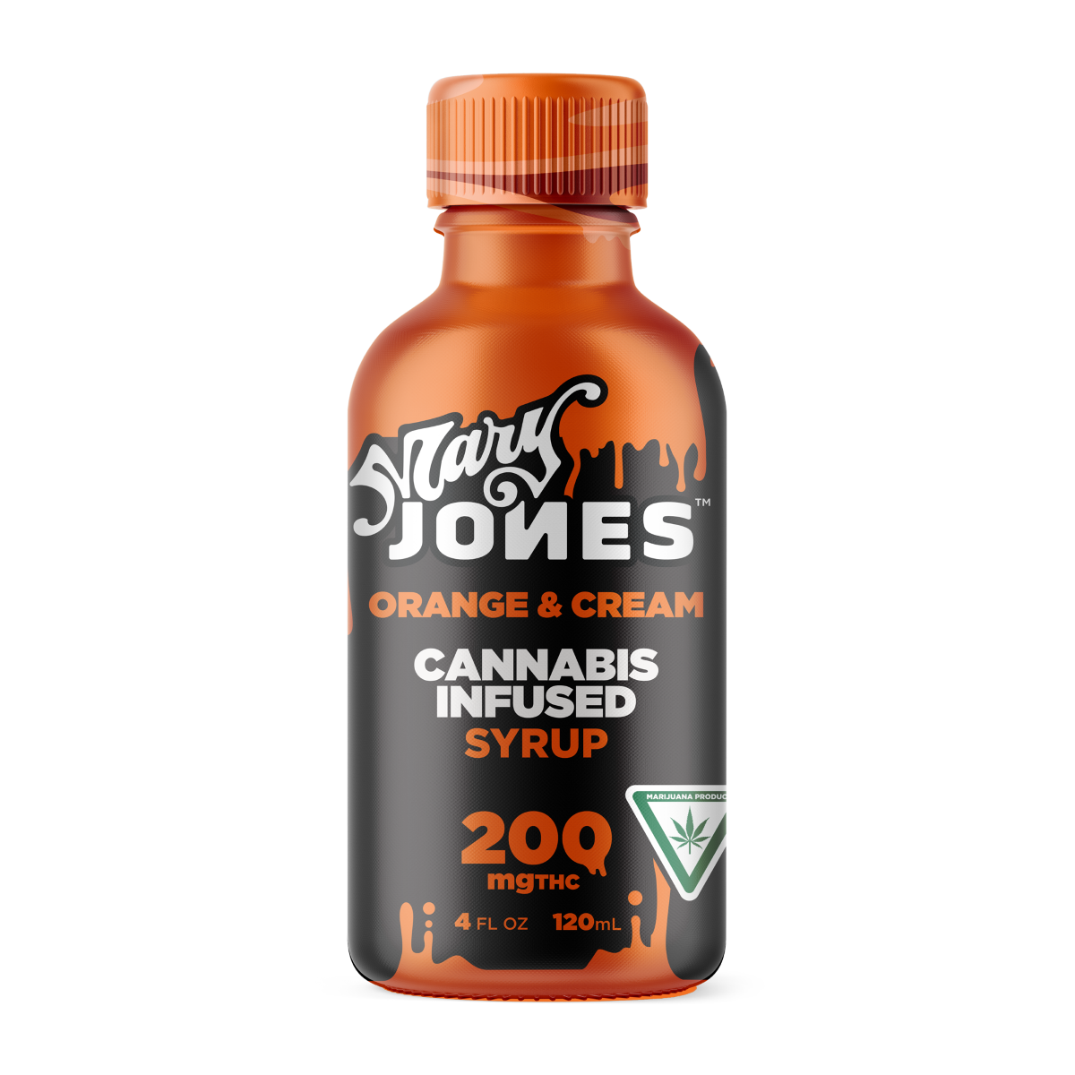 ORANGE & CREAM SYRUP - 200MG