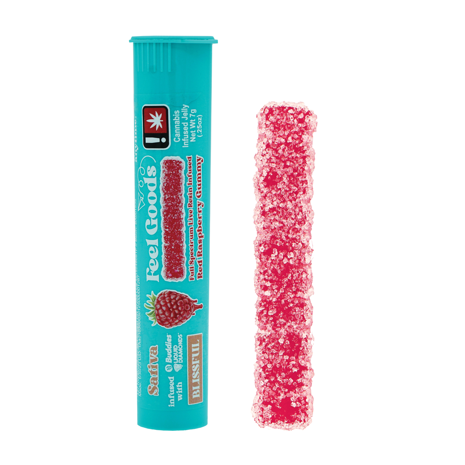 / Razzleberry Sativa 100mg Gummy