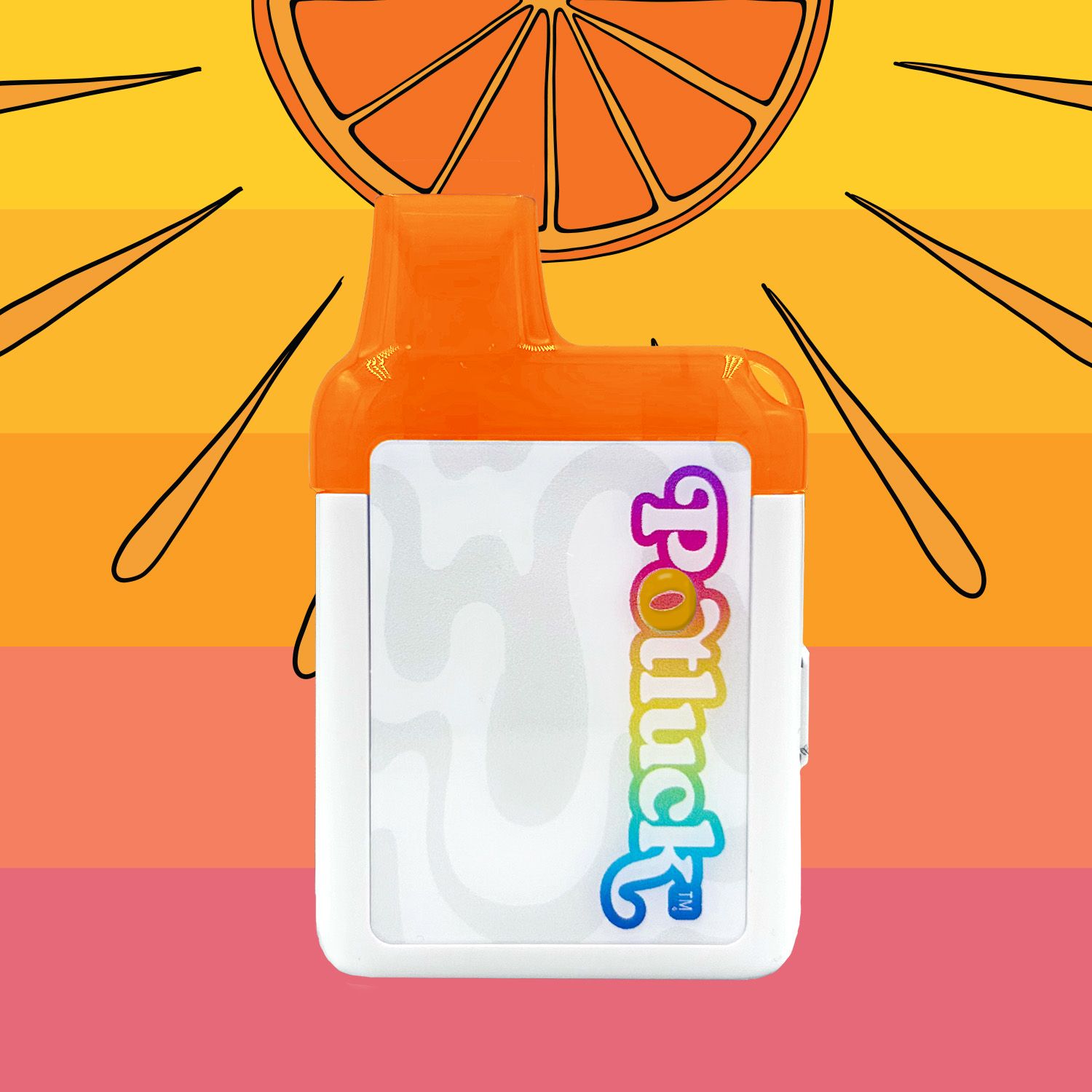 Potluck Single Use Disposable Vapes - Tangerine Sunrise + CBG