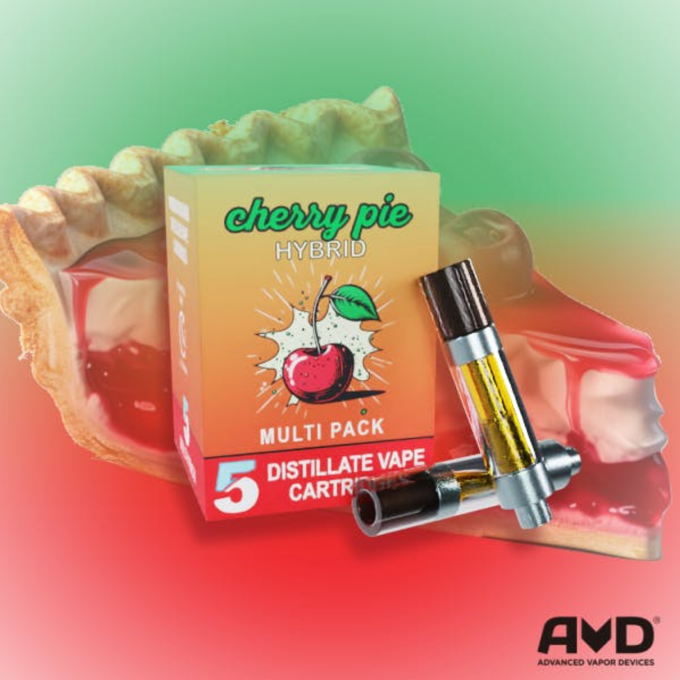 Cherry Pie 5-Pack 1g Cartridges