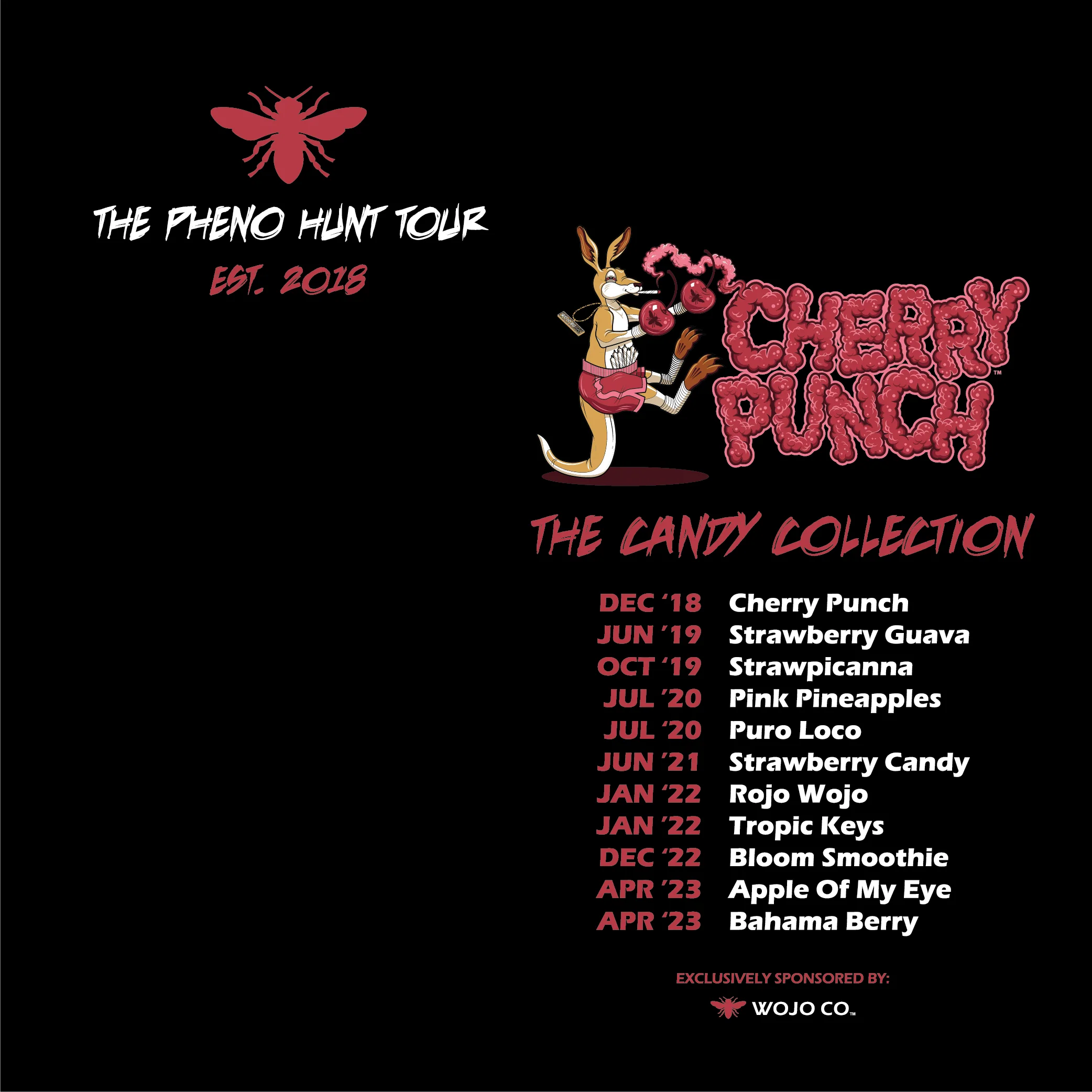 Pheno Hunt Tour Tee Candyl