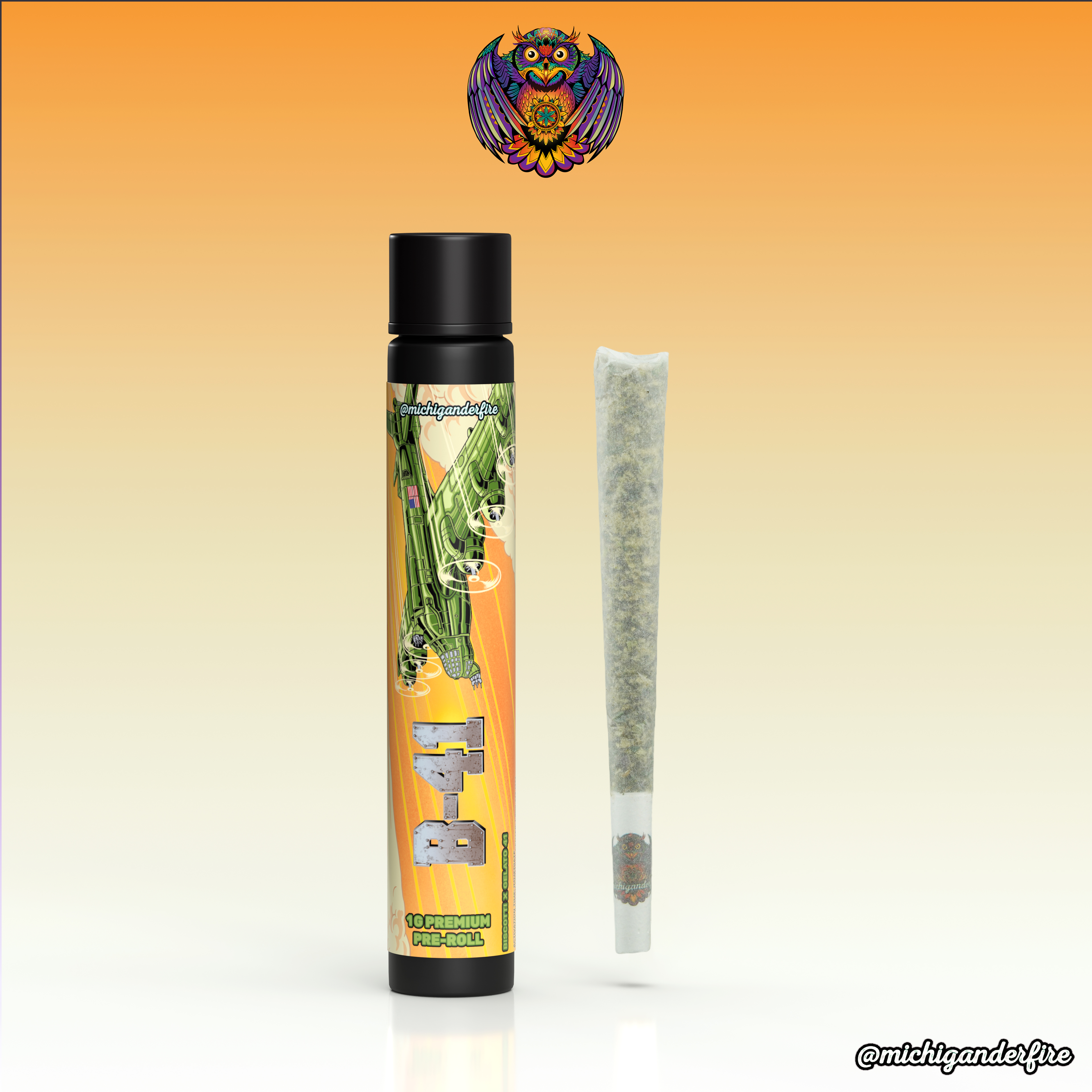 Michigander Fire B-41 Pre-Roll 1.0g