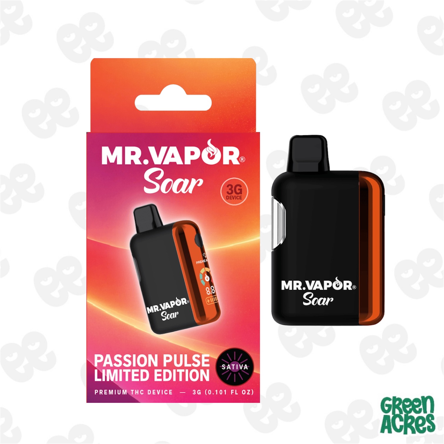 Mr Vapor: Passion Pulse 3G Vape Disposable