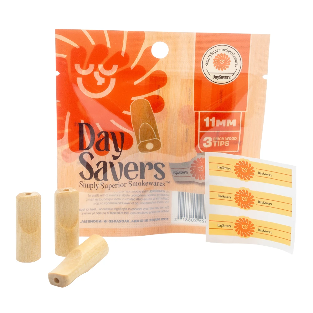 DaySavers Natural Wood Filter Tips - 3pk product photo