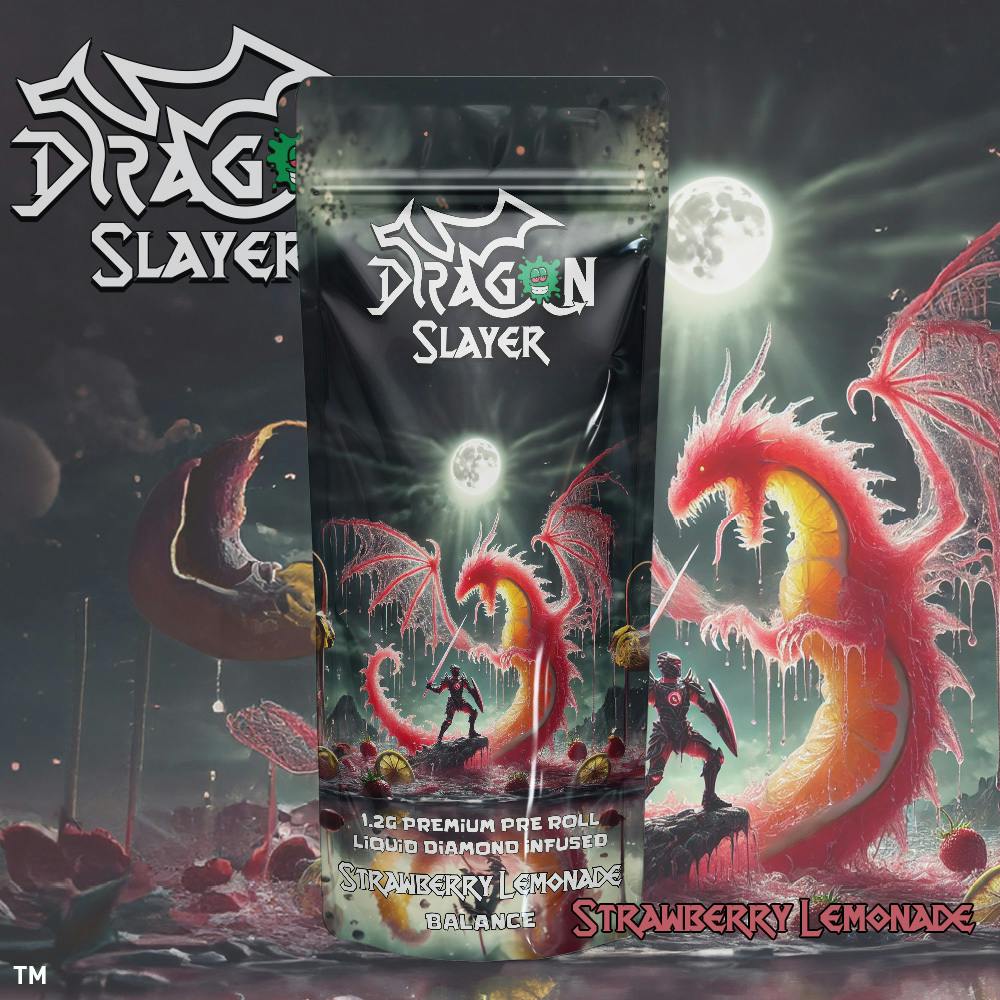Dragon Slayer: Strawberry Lemonade 1.2G Infused Preroll
