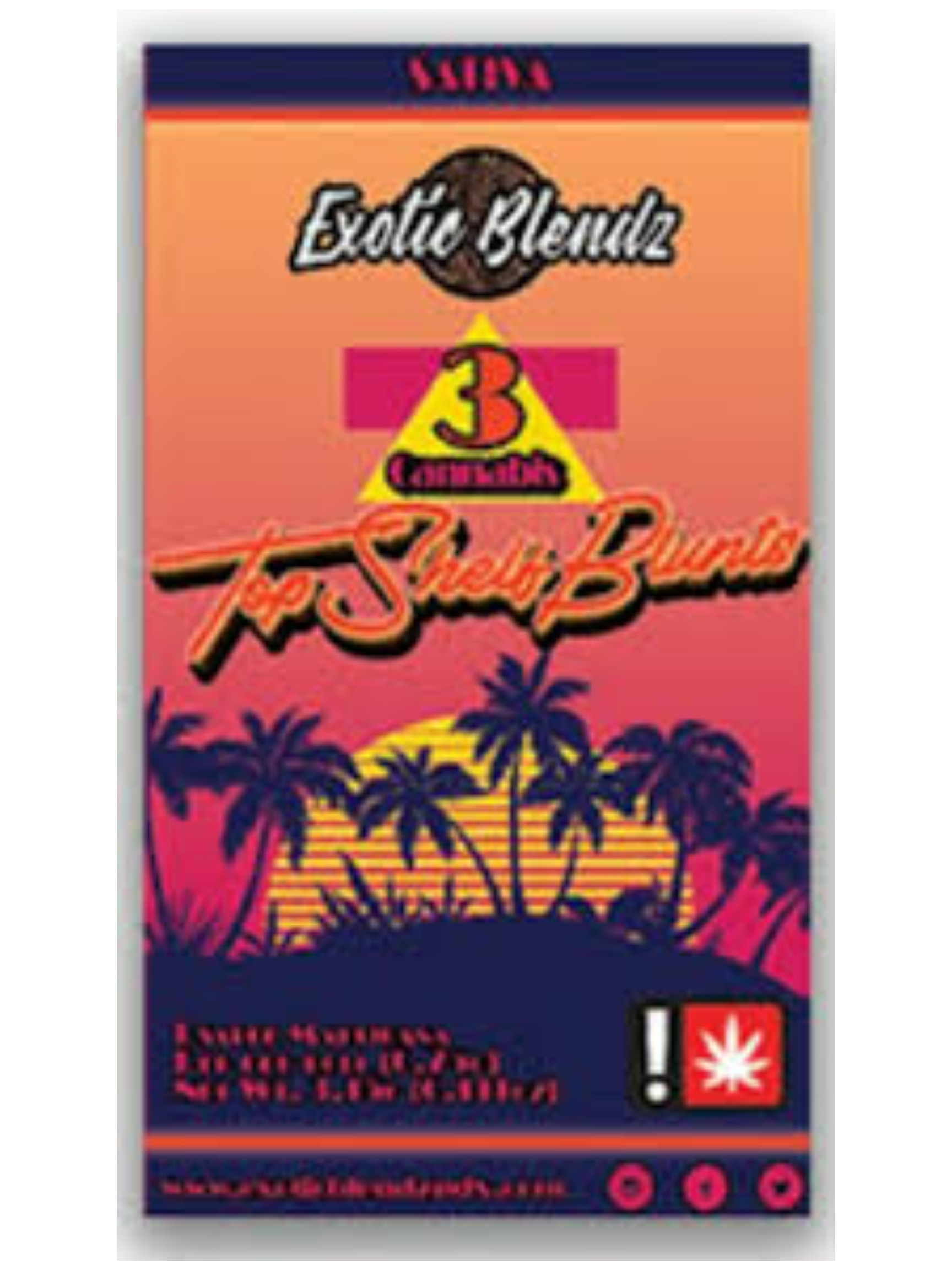 BLUNT - 3 PACK - SATIVA - WHITE DIESEL