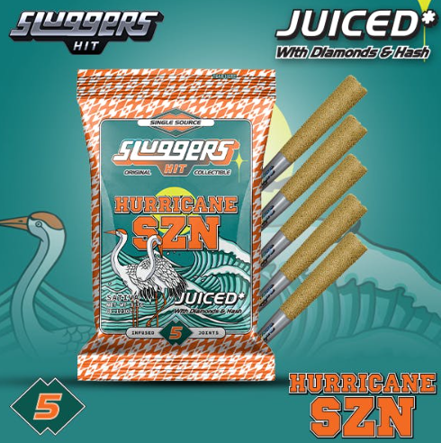 Sluggers -  Hurricane SZN (s) - Infused Pre-rolls - 5pk/3.5g